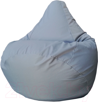 Бескаркасное кресло Flagman Груша Мега Г3.7-04 (светло-серый) - фото