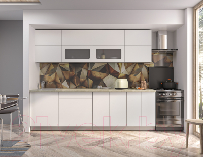 Готовая кухня Интерлиния Мила Матте 2.6 А