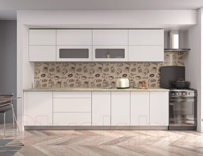 Готовая кухня Интерлиния Мила Матте 3.0 А