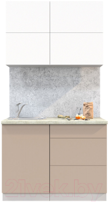 Готовая кухня Интерлиния Мила Матте 1.1 А - фото