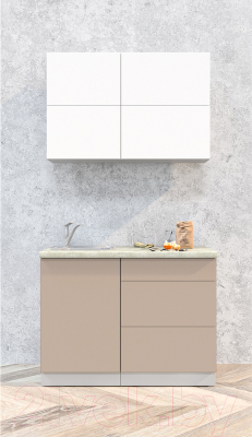 Готовая кухня Интерлиния Мила Матте 1.1 А