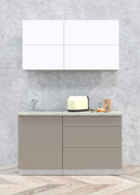 Готовая кухня Интерлиния Мила Матте 1.4 А