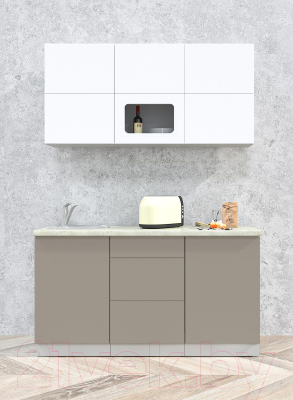 Готовая кухня Интерлиния Мила Матте 1.5 А