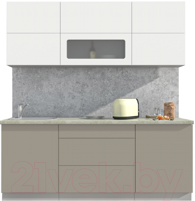 Готовая кухня Интерлиния Мила Матте 2.0 А - фото