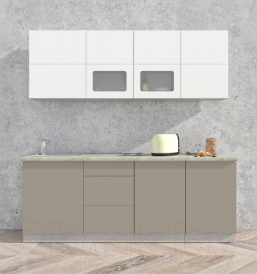 Готовая кухня Интерлиния Мила Матте 2.1 А