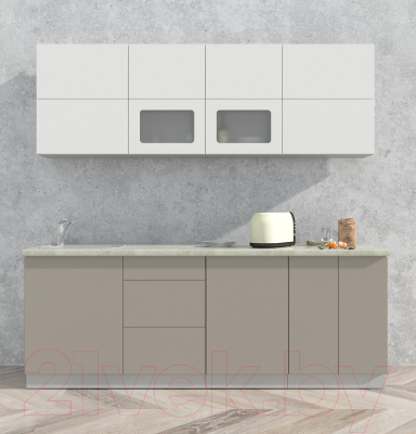 Готовая кухня Интерлиния Мила Матте 2.2 А