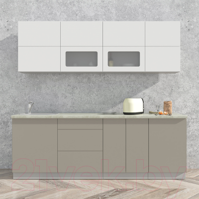 Готовая кухня Интерлиния Мила Матте 2.3 А