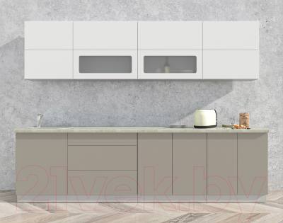 Готовая кухня Интерлиния Мила Матте 2.9 А