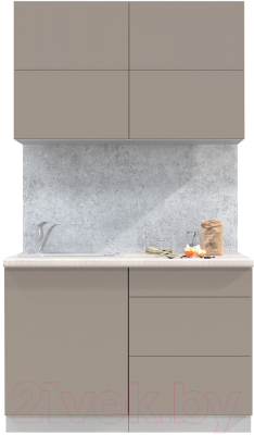 Готовая кухня Интерлиния Мила Матте 1.2 А - фото