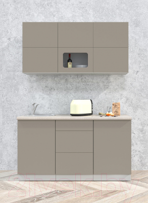 Готовая кухня Интерлиния Мила Матте 1.5 А