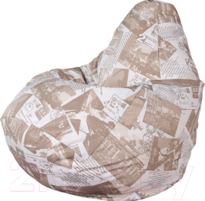 Бескаркасное кресло Flagman Груша Мега Г3.7-06 (Терре 01) - фото