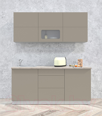 Готовая кухня Интерлиния Мила Матте 1.8 А