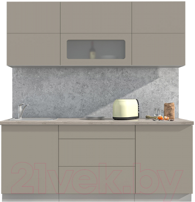 Готовая кухня Интерлиния Мила Матте 2.0 А - фото