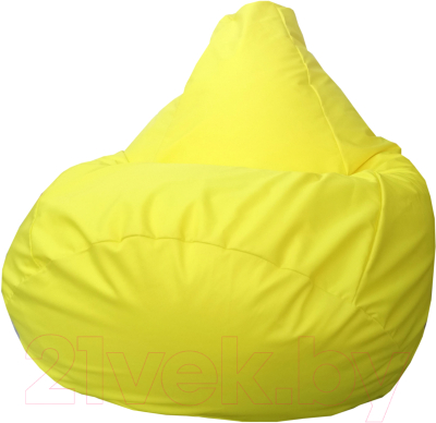Бескаркасное кресло Flagman Груша Мега Г3.7-10 (желтый) - фото