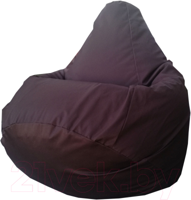 Бескаркасное кресло Flagman Груша Мега Г3.7-12 (коричневый) - фото