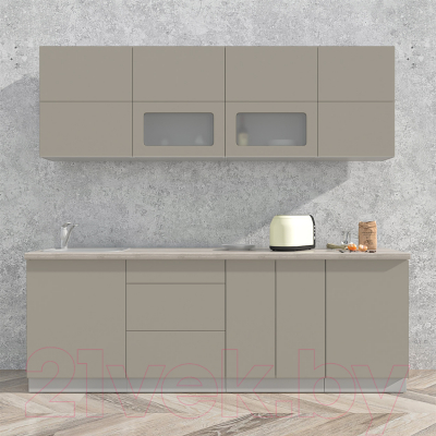 Готовая кухня Интерлиния Мила Матте 2.3 А