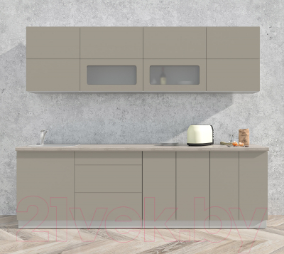 Готовая кухня Интерлиния Мила Матте 2.6 А