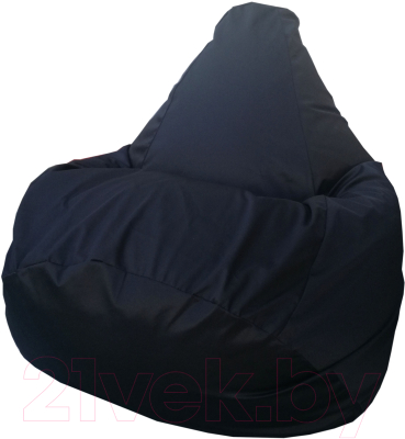 Бескаркасное кресло Flagman Груша Мега Г3.7-15 (темно-синий) - фото