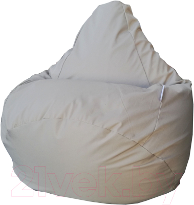 Бескаркасное кресло Flagman Груша Мега Г3.7-17 (бежевый) - фото