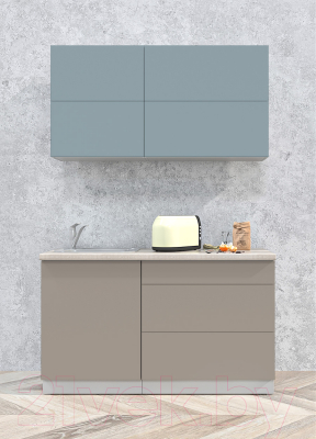 Готовая кухня Интерлиния Мила Матте 1.4 А