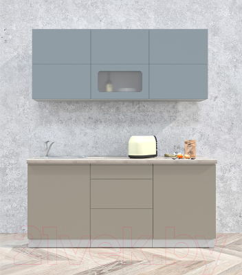 Готовая кухня Интерлиния Мила Матте 1.8 А