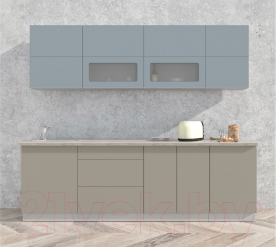 Готовая кухня Интерлиния Мила Матте 2.5 А