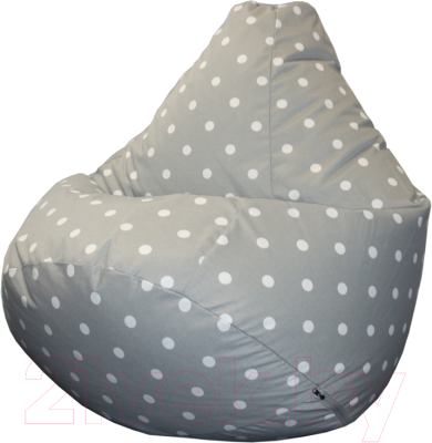 Бескаркасное кресло Flagman Груша Мега Г3.7-27 (горошек) - фото
