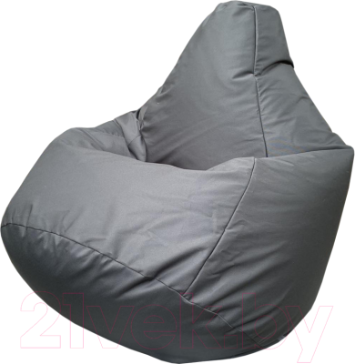 Бескаркасное кресло Flagman Груша Мега Г3.7-34 (темно-серый) - фото