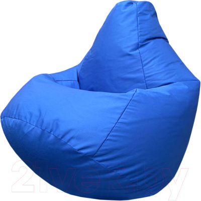 Бескаркасное кресло Flagman Груша Мега Г3.7-35 (синий василек) - фото