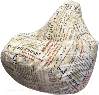 Бескаркасное кресло Flagman Груша Мега Г3.7-37 (Buenos Dias) - фото