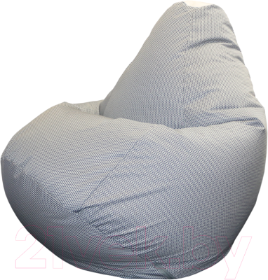 Бескаркасное кресло Flagman Груша Мега Г3.7-39 (соты, серый) - фото