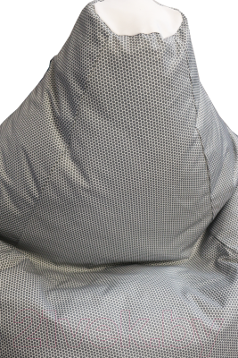 Бескаркасное кресло Flagman Груша Мега Г3.7-39 (соты, серый)