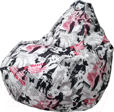 Бескаркасное кресло Flagman Груша Мега Г3.5-105 (Lady) - фото