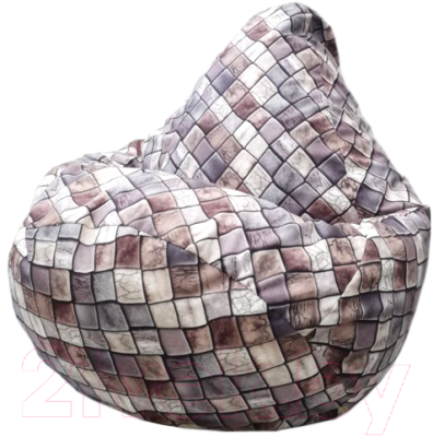 Бескаркасное кресло Flagman Груша Мега Г3.5-138 (артхаус Rombs) - фото