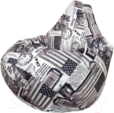 Бескаркасное кресло Flagman Груша Мега Г3.5-144 (Traffic 5) - фото