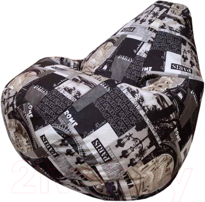 Бескаркасное кресло Flagman Груша Мега Г3.5-174 (Venna) - фото