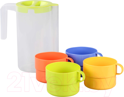 Набор пластиковой посуды Альтернатива Турист / М6523