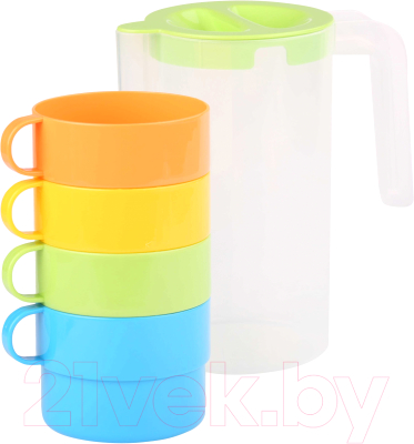 Набор пластиковой посуды Альтернатива Турист / М6523