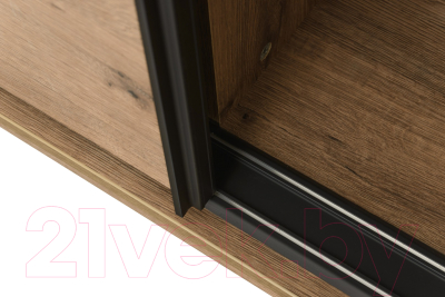 Шкаф-купе Рэйгрупп B 160 VVH Bromo РГ-10.02 (дуб велингтон/черный матовый)