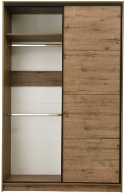 Шкаф-купе Рэйгрупп B 140 VVH Bromo РГ-11.03 (дуб велингтон/черный матовый)