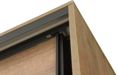 Шкаф-купе Рэйгрупп B 140 VVH Bromo РГ-11.03 (дуб велингтон/черный матовый)