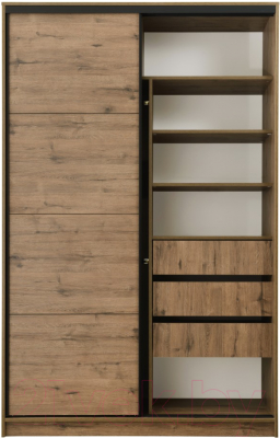 Шкаф-купе Рэйгрупп B 120 VVH Bromo РГ-12.03 (дуб велингтон/черный матовый)