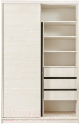 Шкаф-купе Рэйгрупп B 160 BBB Bromo РГ-10.02 (дуб бордо лайт/белый матовый)