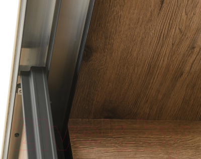 Шкаф-купе Рэйгрупп B 207 VVH Bromo РГ-08.03 (дуб велингтон/черный матовый)