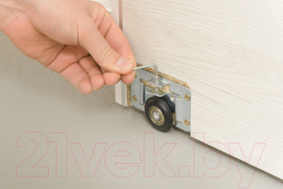 Шкаф-купе Рэйгрупп B 237 BBB Bromo РГ-07.03 (дуб бордо лайт/белый матовый)