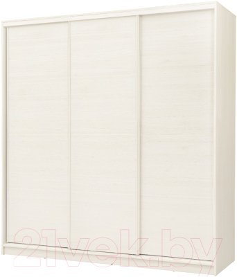 Шкаф-купе Рэйгрупп B 177 VVH Bromo РГ-09.03 (дуб бордо лайт/белый матовый) - фото