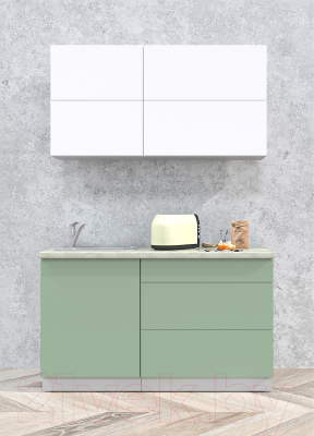 Готовая кухня Интерлиния Мила Матте 1.4 А