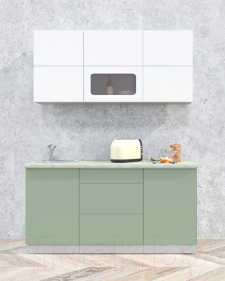 Готовая кухня Интерлиния Мила Матте 1.6 А