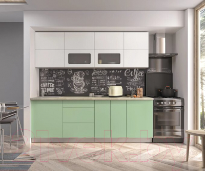 Готовая кухня Интерлиния Мила Матте 2.3 А