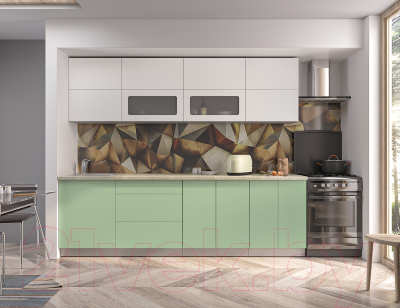 Готовая кухня Интерлиния Мила Матте 2.6 А